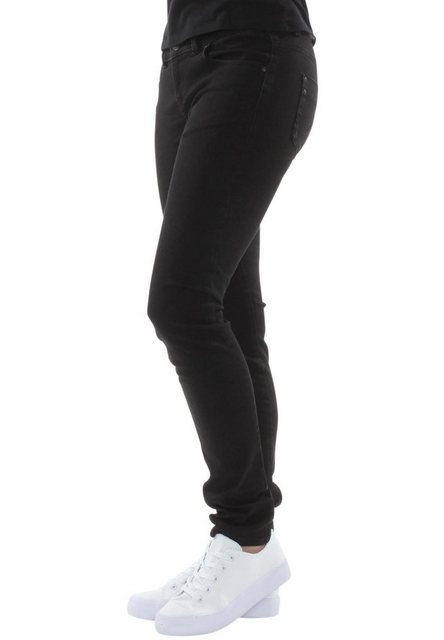 LTB Damen Jeans Molly M Super Slim Fit - Schwarz - Black to black Wash günstig online kaufen
