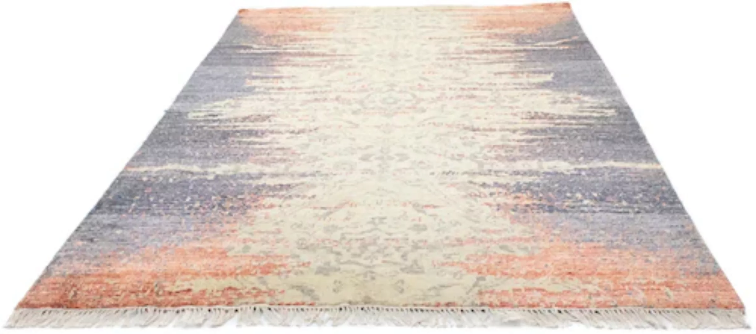 morgenland Wollteppich »Designer Teppich handgeknüpft«, rechteckig günstig online kaufen