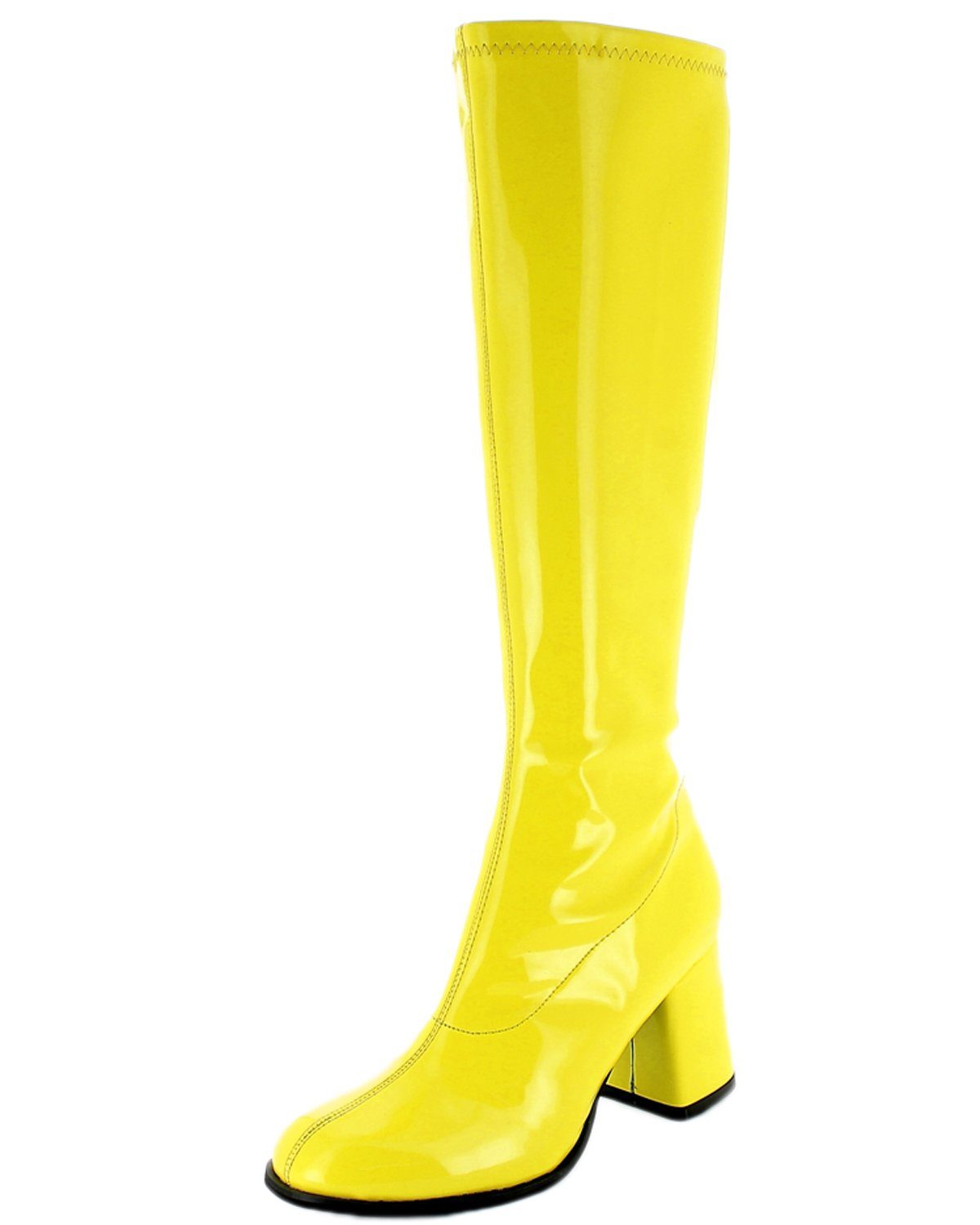 Das Kostümland Gogo Damen Retro Lackstiefel, günstig online kaufen