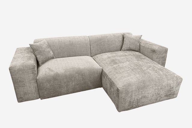 riess-ambiente 2-Sitzer SIGNATUR 260cm beige · L-Form 2-Sitzer aus Chenille günstig online kaufen