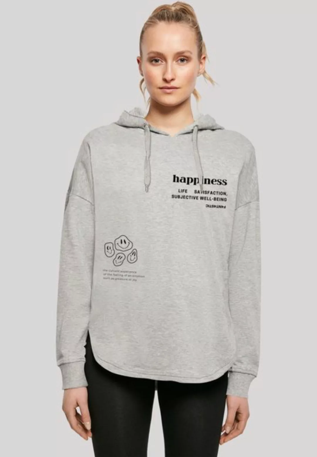 F4NT4STIC Kapuzenpullover happiness OVERSIZE HOODIE Print günstig online kaufen