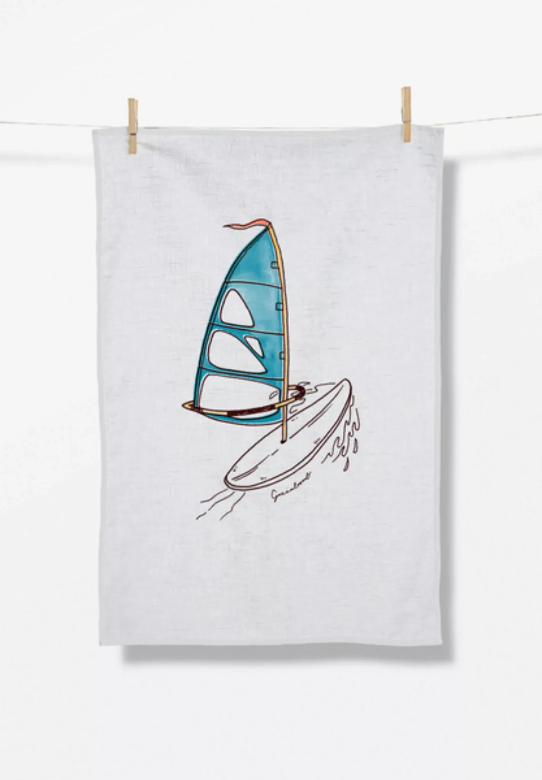 Lifestyle Windsurf Tea Towel- Geschirrtuch günstig online kaufen
