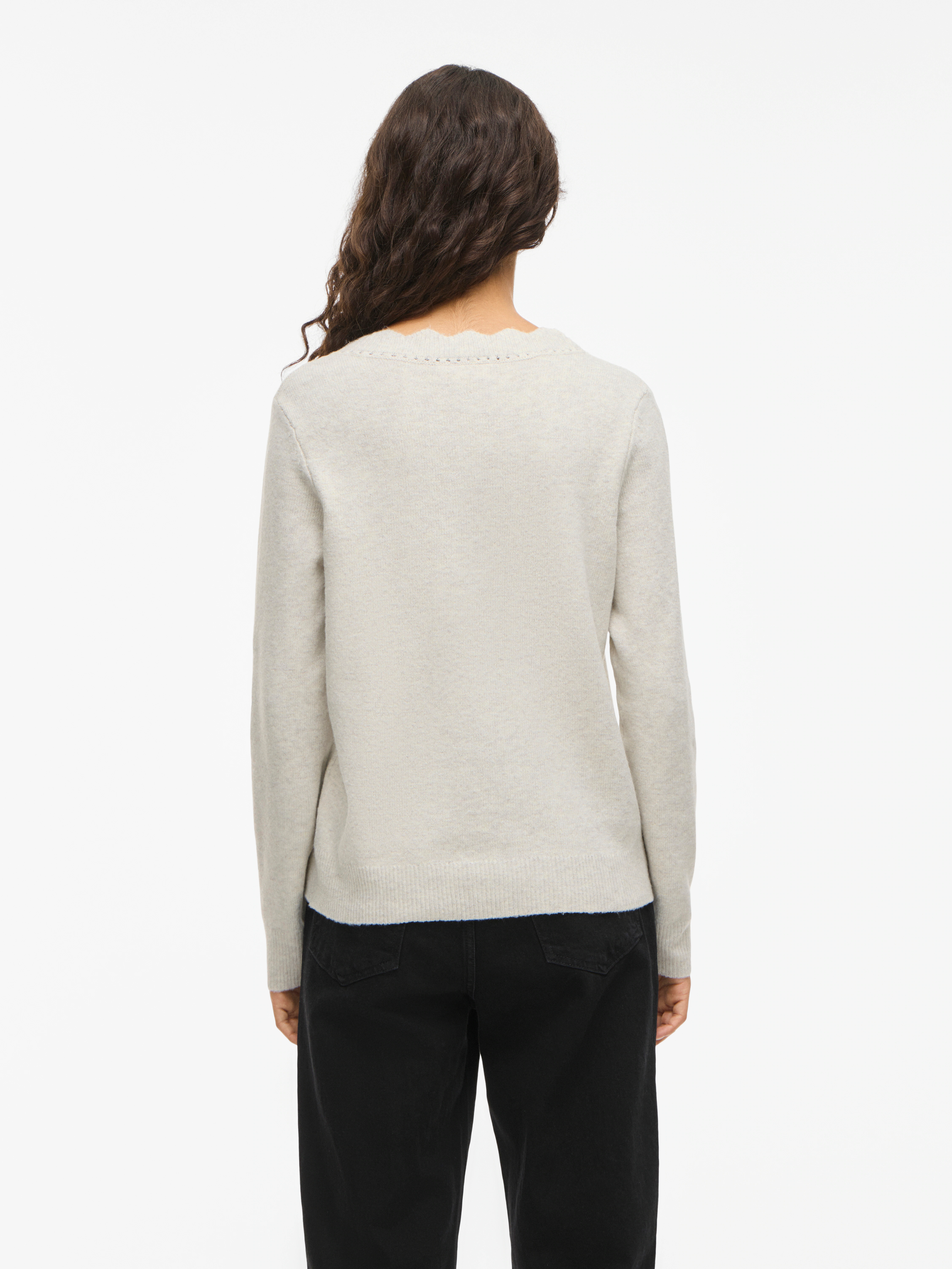 Vila V-Ausschnitt-Pullover "VINIKOLINA V-NECK L/S KNIT TOP - NOOS" günstig online kaufen