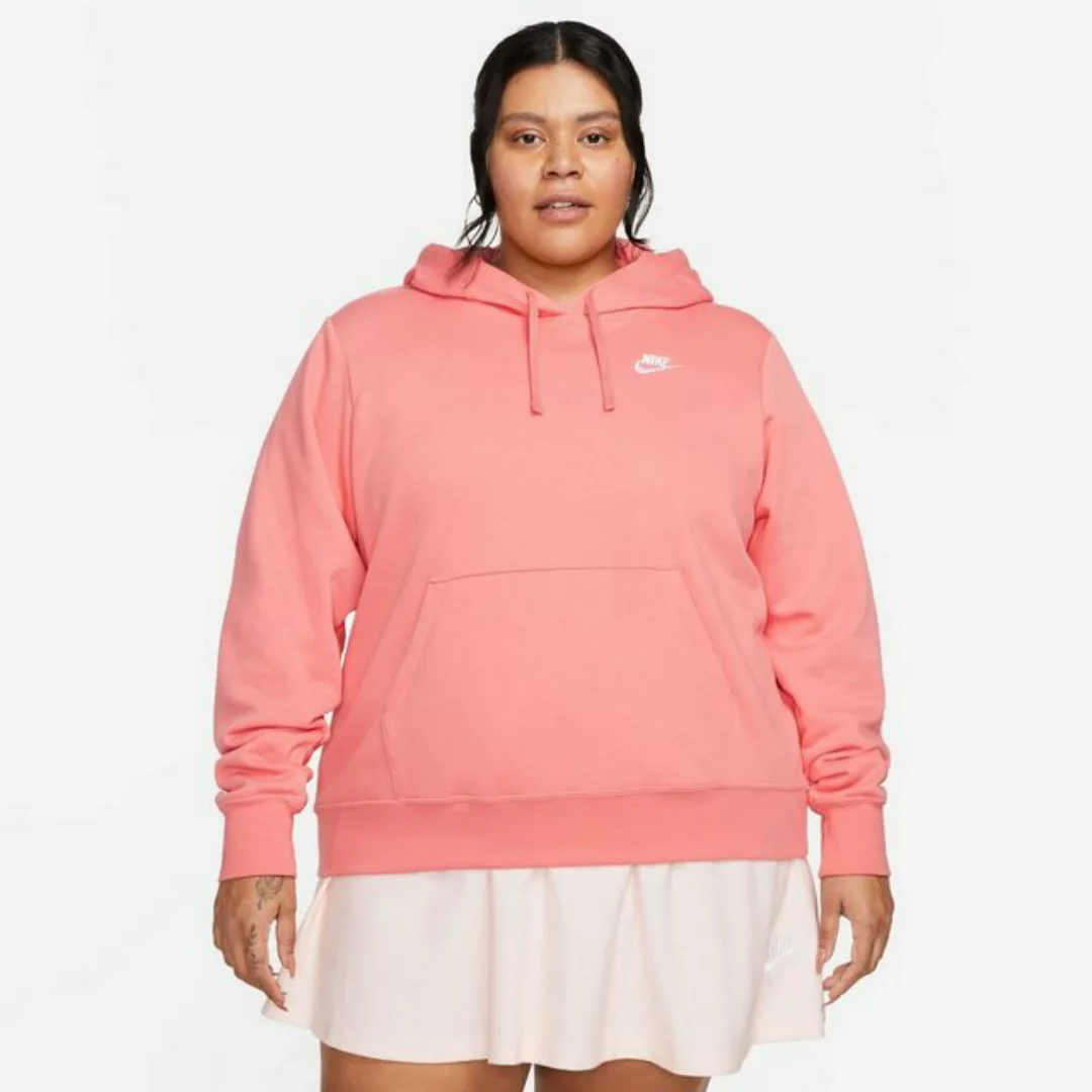 Nike Sportswear Kapuzensweatshirt CLUB FLEECE WOMEN'S PULLOVER HOODIE (PLUS günstig online kaufen