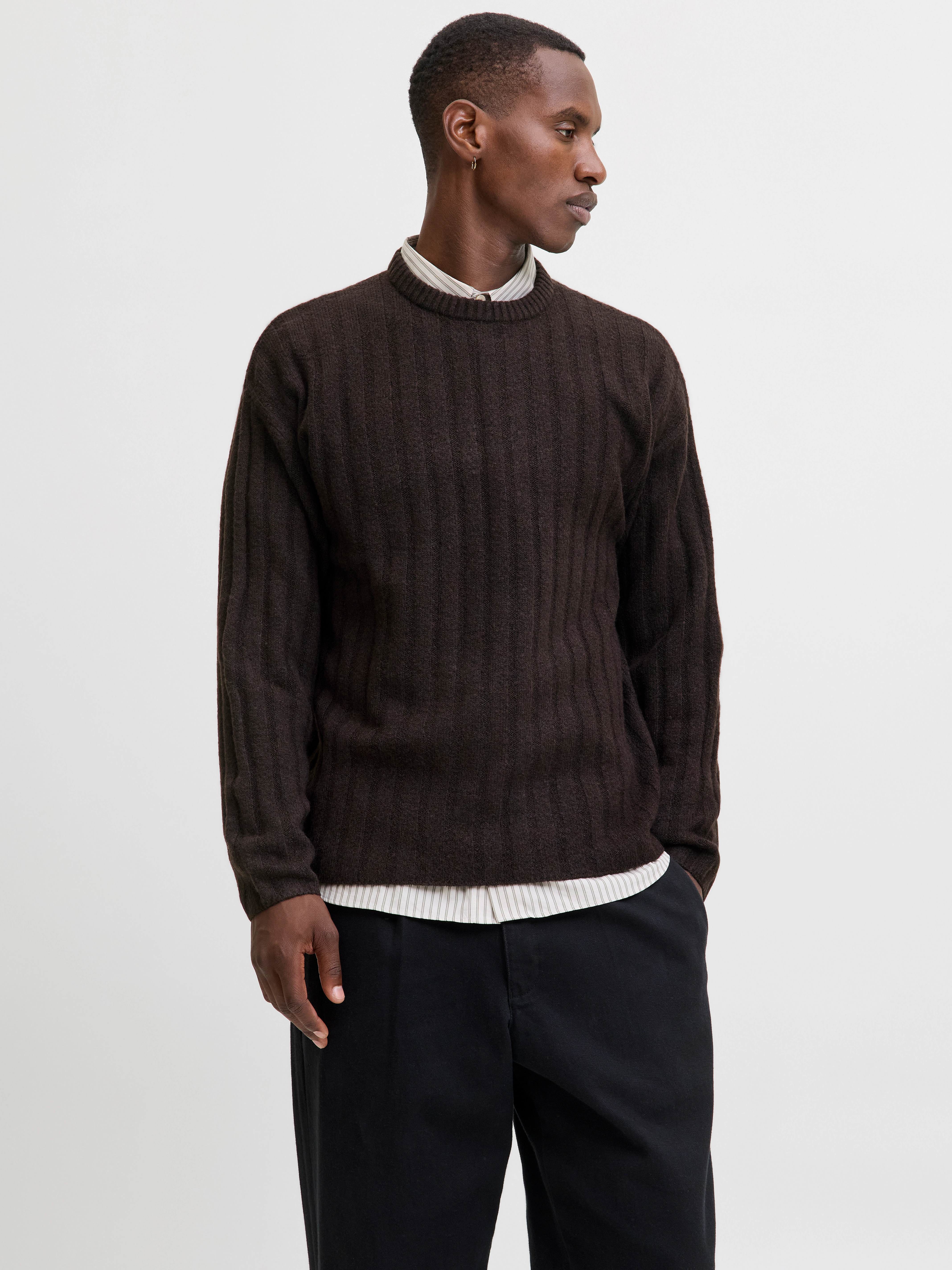 Jack & Jones Strickpullover "JJEBRADLEY CARTER KNIT CREW NECK LN" günstig online kaufen