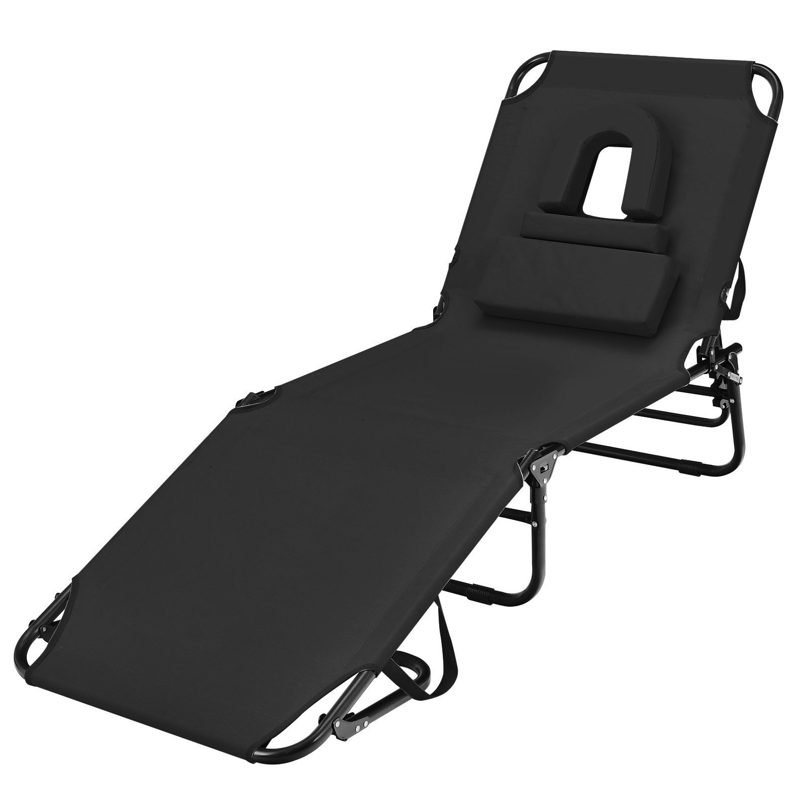 KOMFOTTEU Gartenliege Sonnenliege Strandliege klappbar, mit günstig online kaufen
