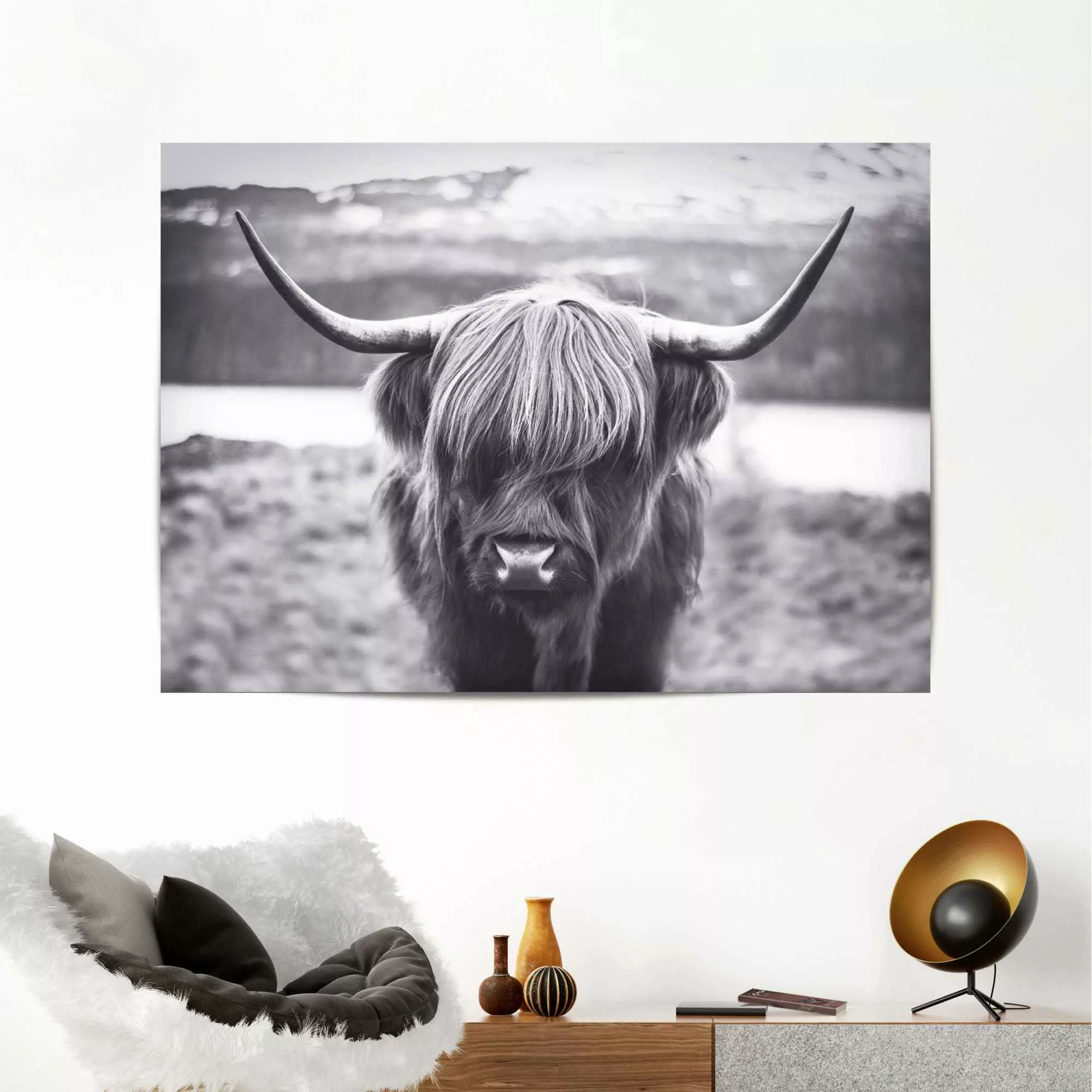 Reinders Poster "Hochländer Kuh" günstig online kaufen