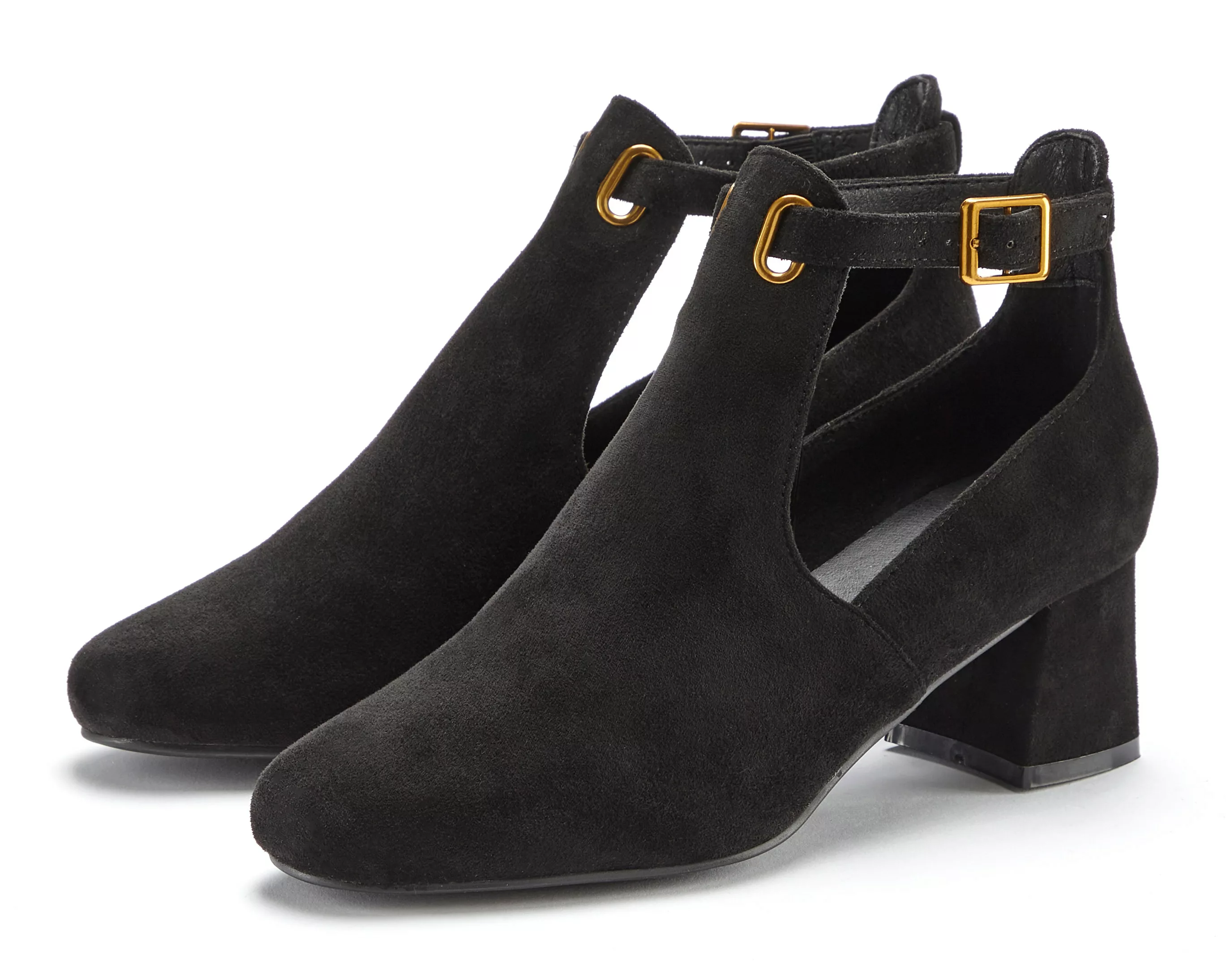 LASCANA Stiefelette, Stiefel, Boots mit Blockabsatz und besonders softer In günstig online kaufen