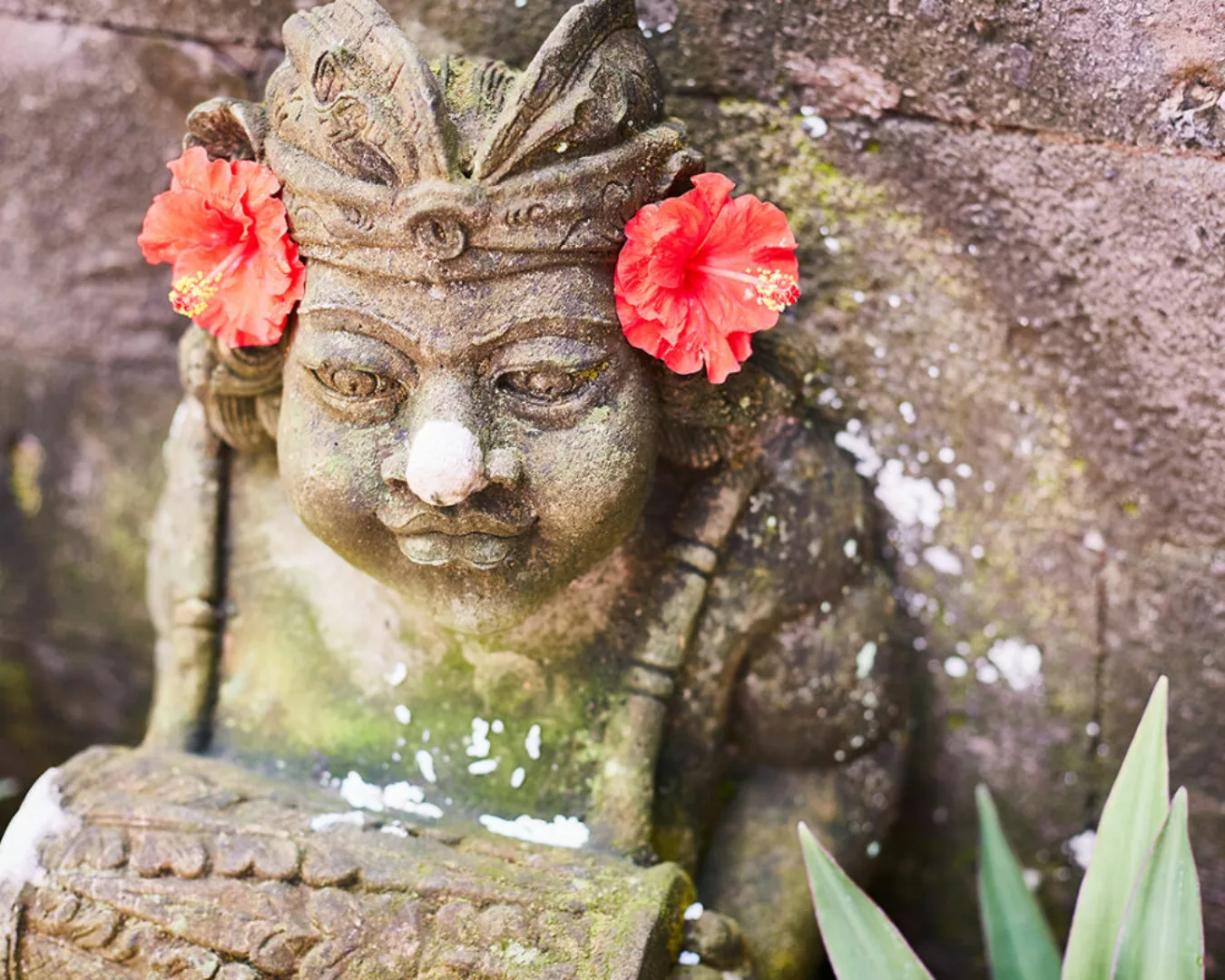 Fototapete "Bali Statue" 4,00x2,50 m / Strukturvlies Klassik günstig online kaufen