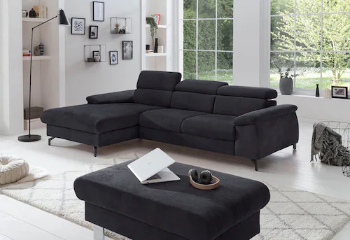 COTTA Polstergarnitur "Komaris L-Form", (Set), Set bestehend aus: Ecksofa m günstig online kaufen