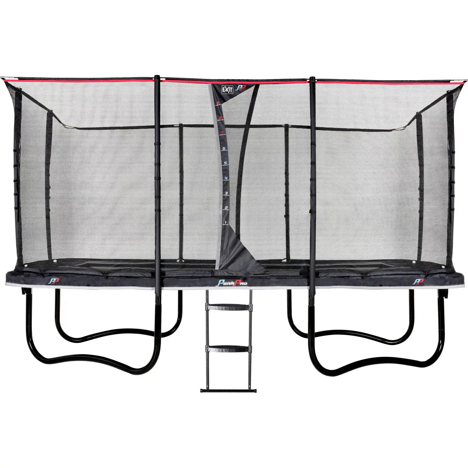 EXIT PeakPro Trampolin 244 cm x 427 cm Schwarz günstig online kaufen