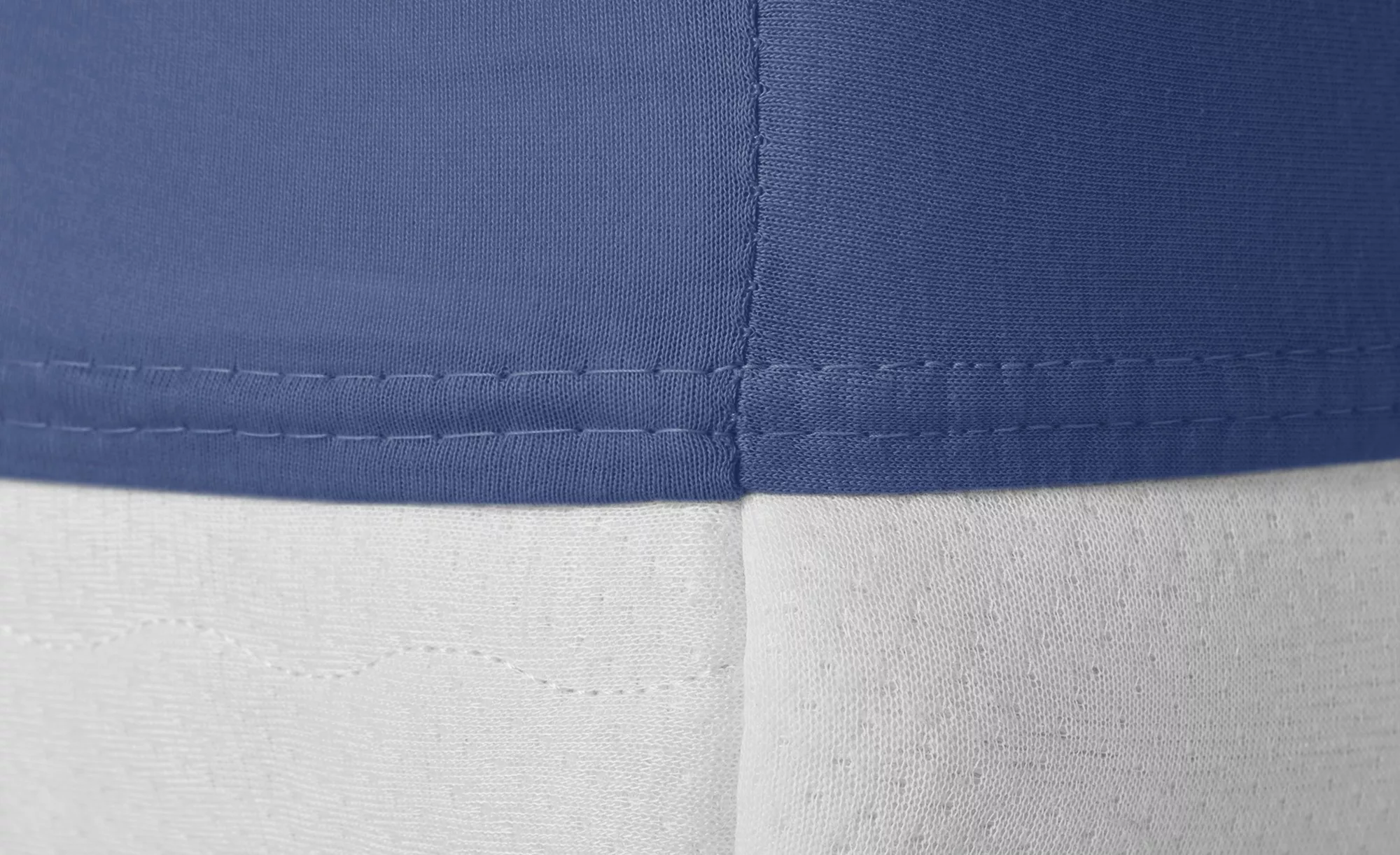 como Spannbetttuch  Uni Jersey 2010 ¦ blau ¦ Maße (cm): B: 180 Bettwaren > günstig online kaufen