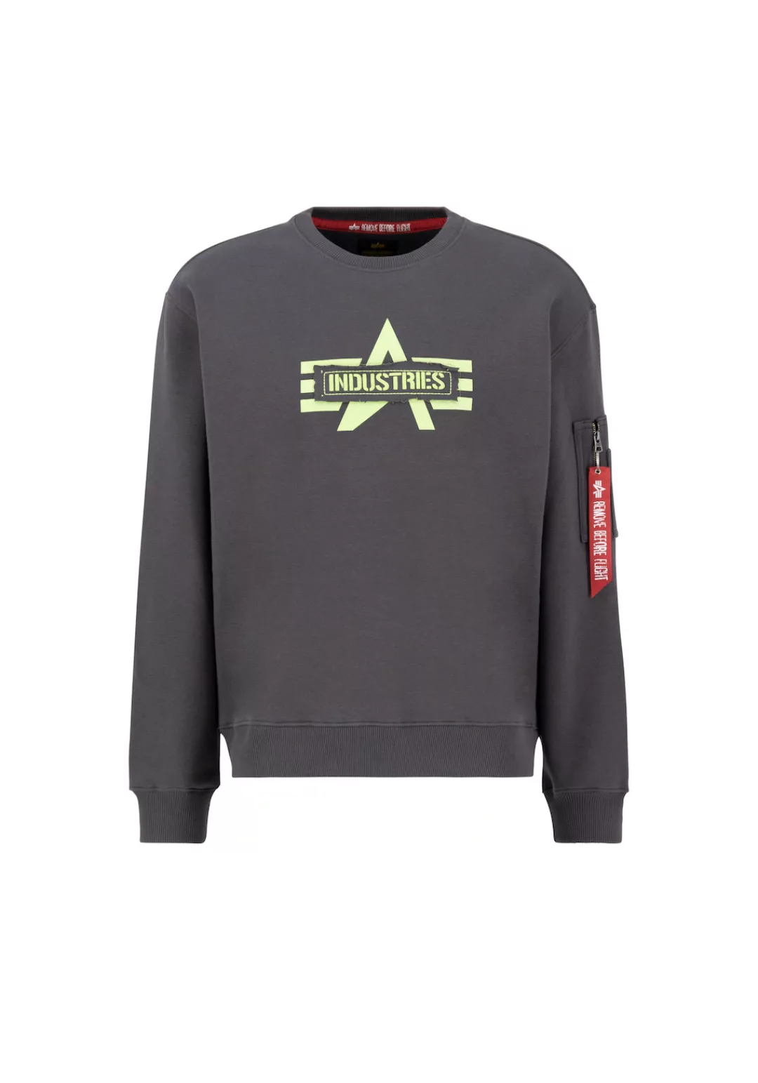 Alpha Industries Sweater "Logo Edge Sweatshirt Sweatshirt" günstig online kaufen