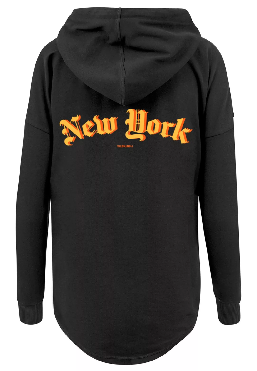 F4NT4STIC Kapuzenpullover "New York Orange OVERSIZE HOODIE", Print günstig online kaufen