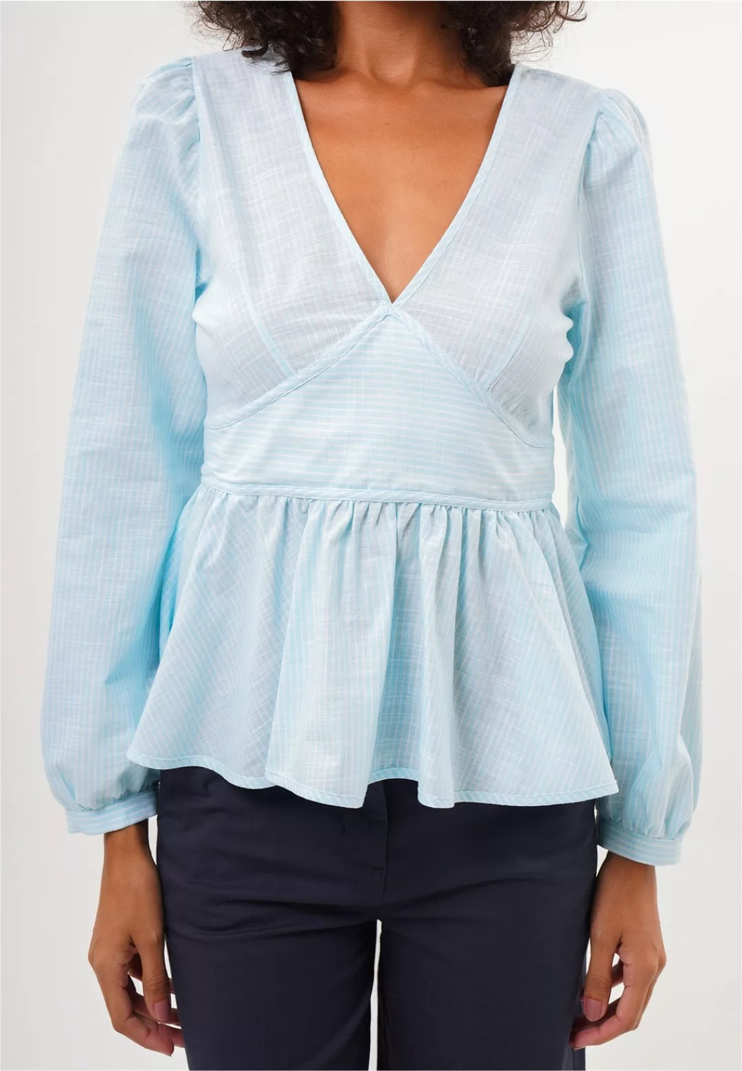 freshlions Klassische Bluse "Brielle", (1 tlg.), mit gestreiftem Design günstig online kaufen