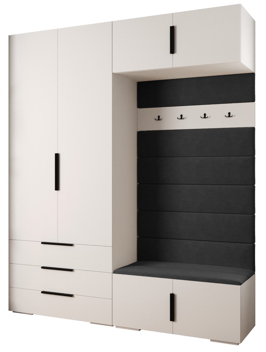 ABIKS MÖBEL Kompaktgarderobe INOVA 1 SATZ günstig online kaufen