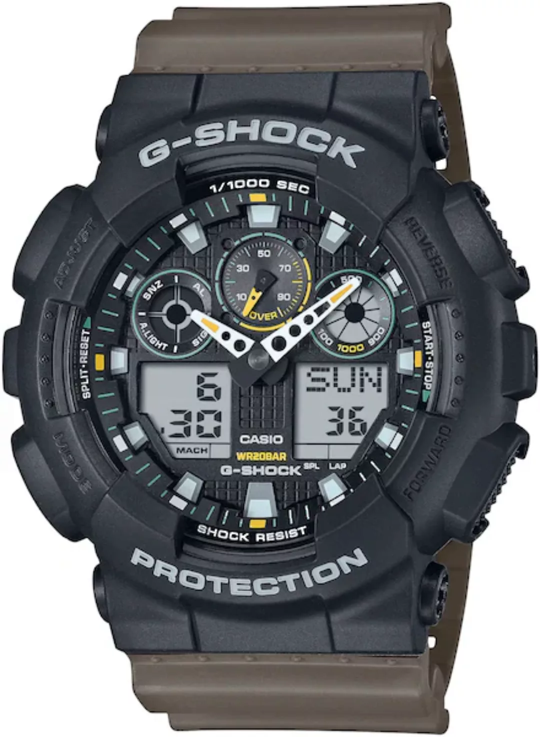 CASIO G-SHOCK Chronograph, Quarzuhr, Armbanduhr, Herrenuhr, digital,Resinba günstig online kaufen