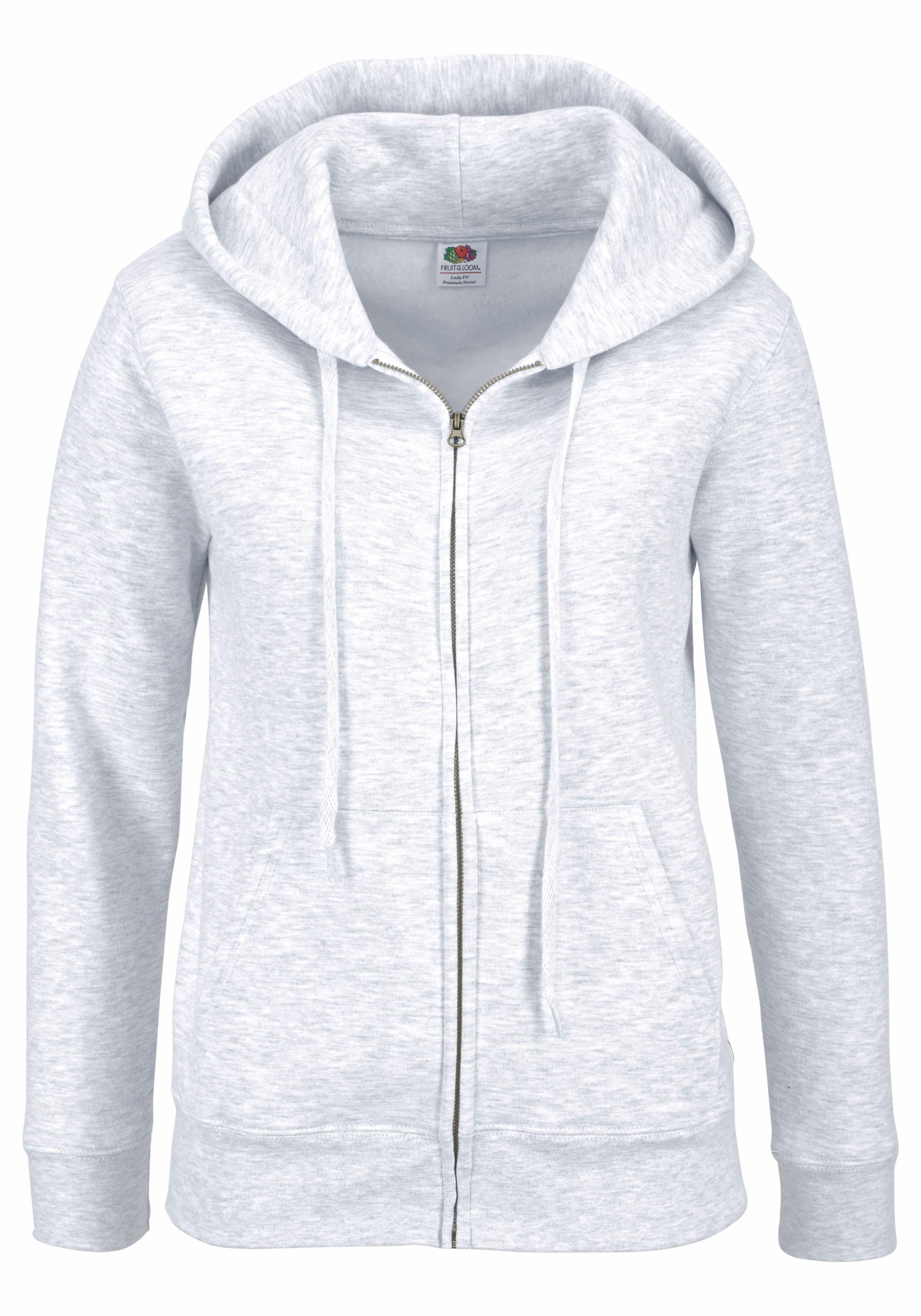 Fruit of the Loom Kapuzensweatshirt "Lady-Fit Premium hooded Sweat Jacket" günstig online kaufen