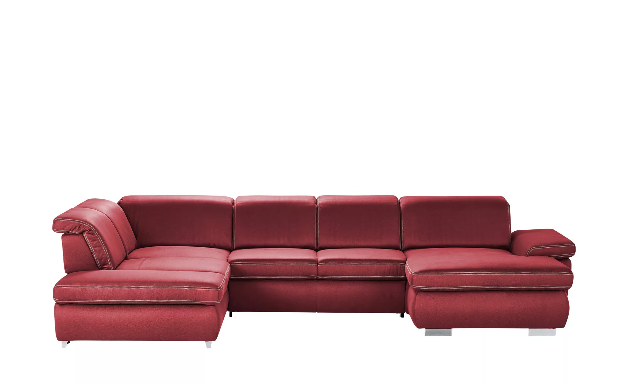 Wohnlandschaft - rot - 85 cm - Polstermöbel > Sofas > Wohnlandschaften - Mö günstig online kaufen