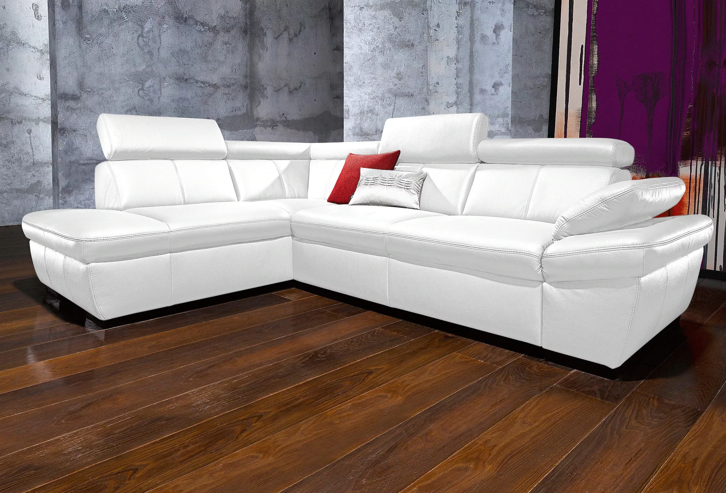 exxpo - sofa fashion Ecksofa "Salerno, klassisch modernes Funktionssofa, ho günstig online kaufen