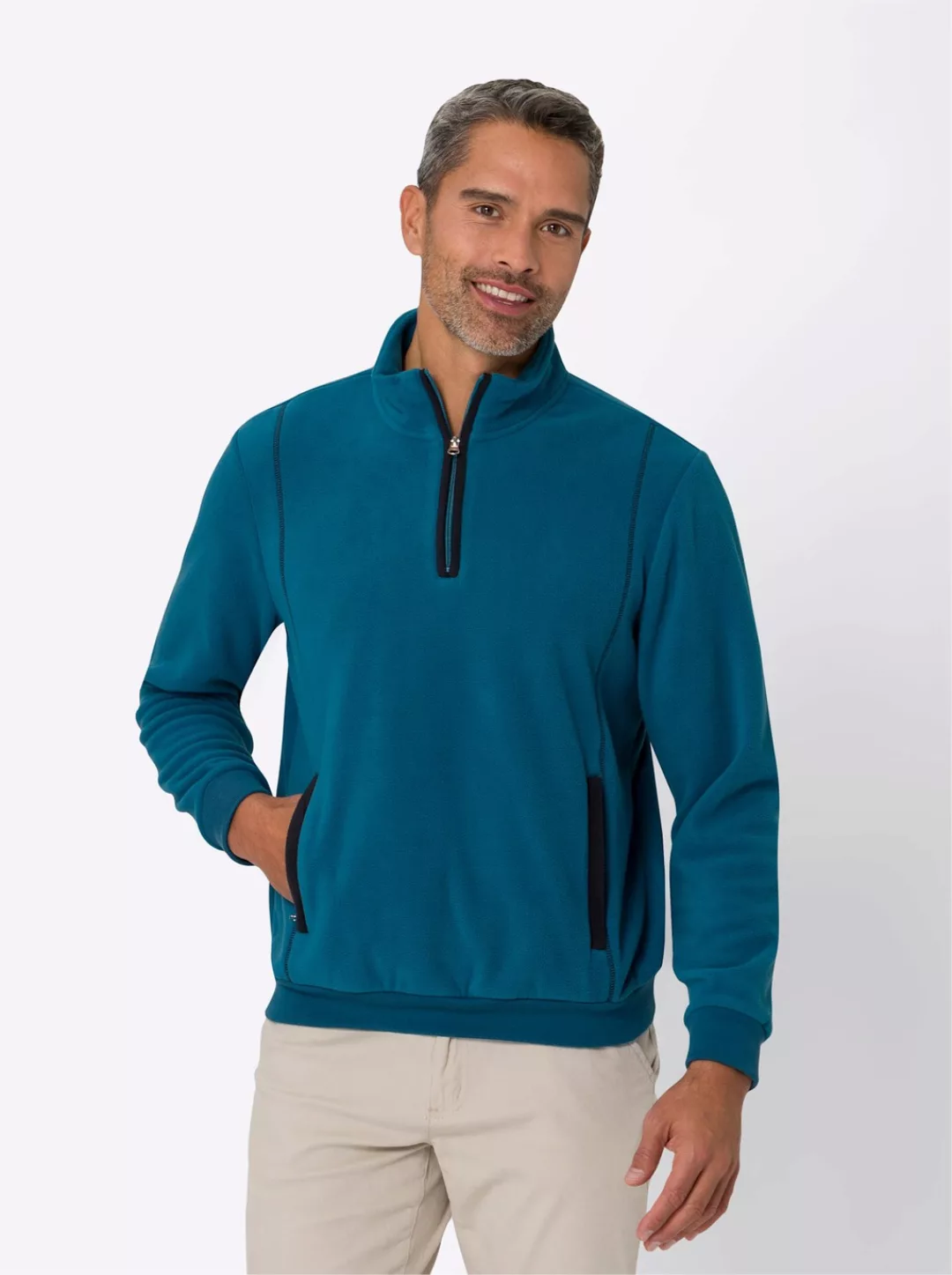 Classic Langarmshirt "Fleece-Shirt", (1 tlg.) günstig online kaufen