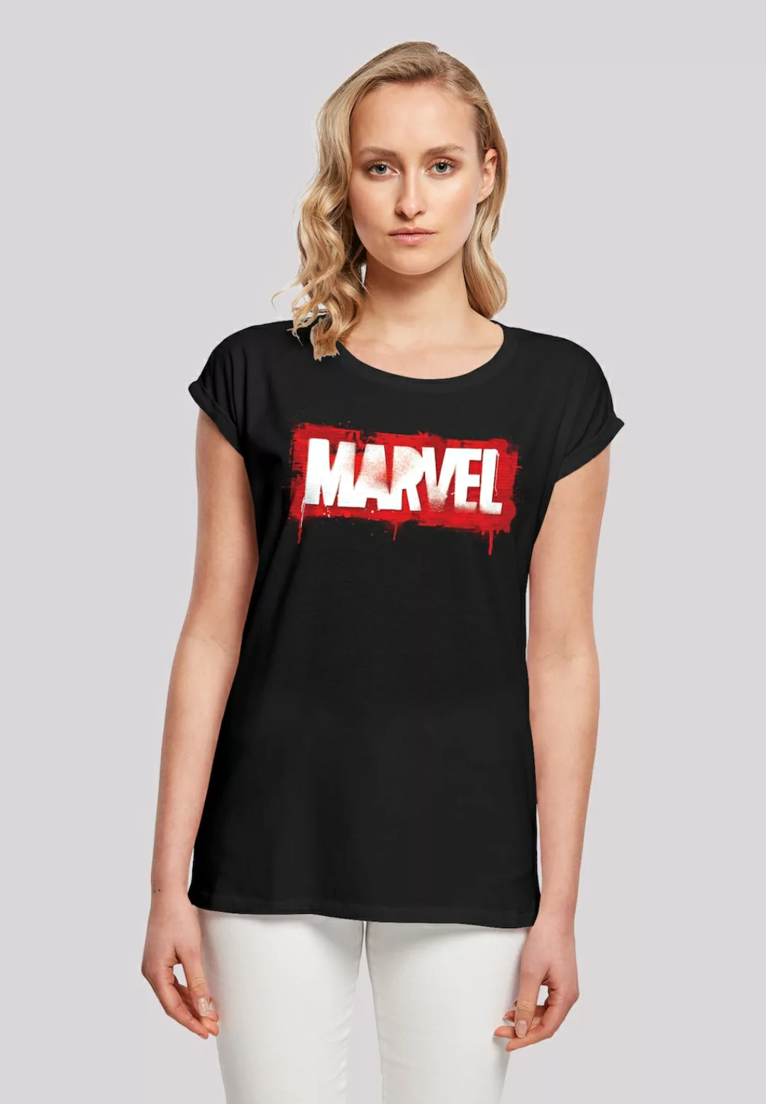 F4NT4STIC T-Shirt "Marvel Spray Logo", Print günstig online kaufen
