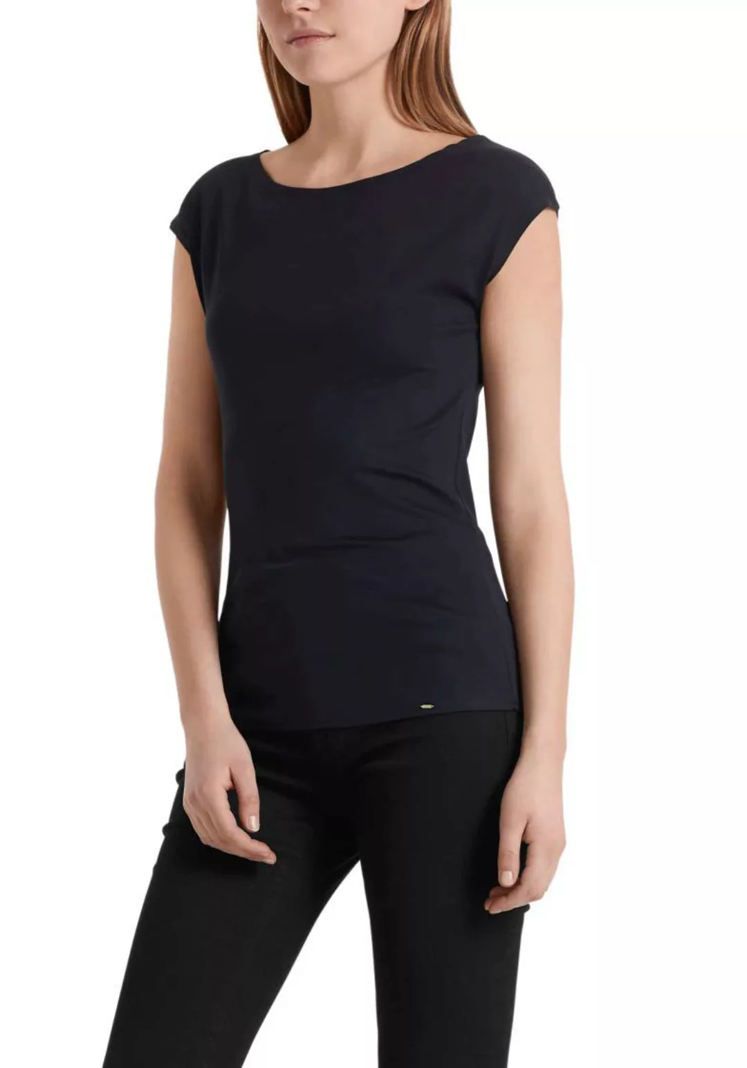 Marc Cain T-Shirt "Collection Essential" Premium Damenmode Basic-Shirt mit günstig online kaufen
