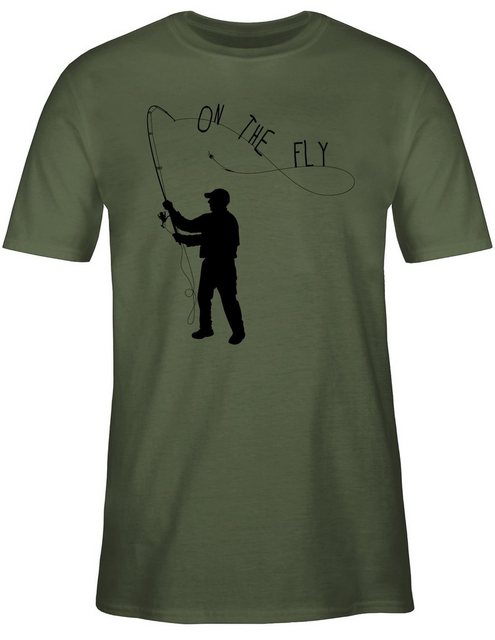 Shirtracer T-Shirt Fishing - On the Fly Angler Geschenke günstig online kaufen