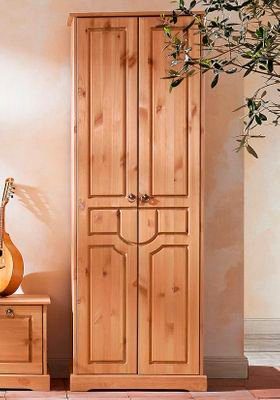 Home affaire Garderobenschrank "Klera", Breite 67 cm, aus massiver Kiefer, günstig online kaufen