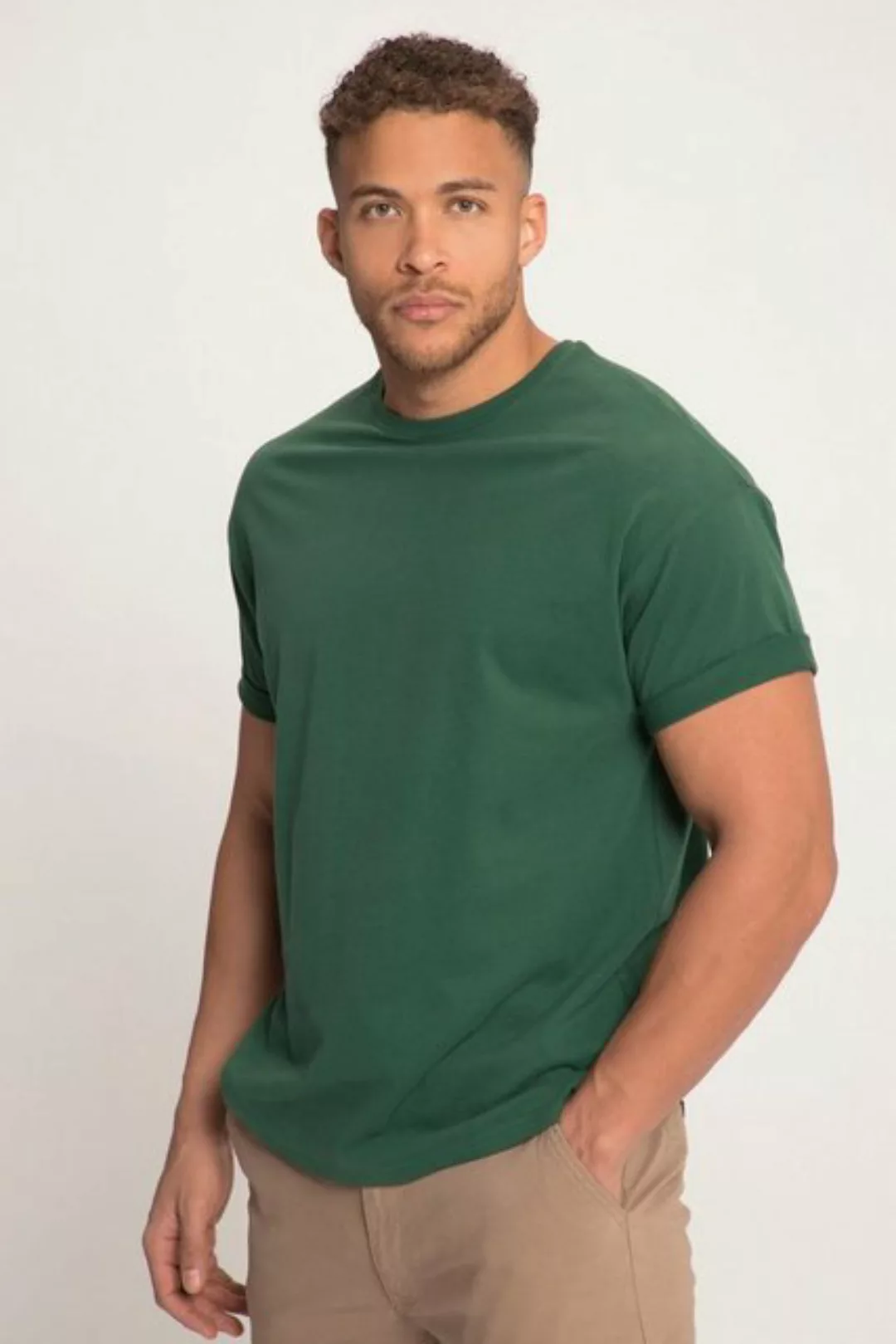 STHUGE T-Shirt STHUGE T-Shirt Halbarm oversized Rücken Print günstig online kaufen