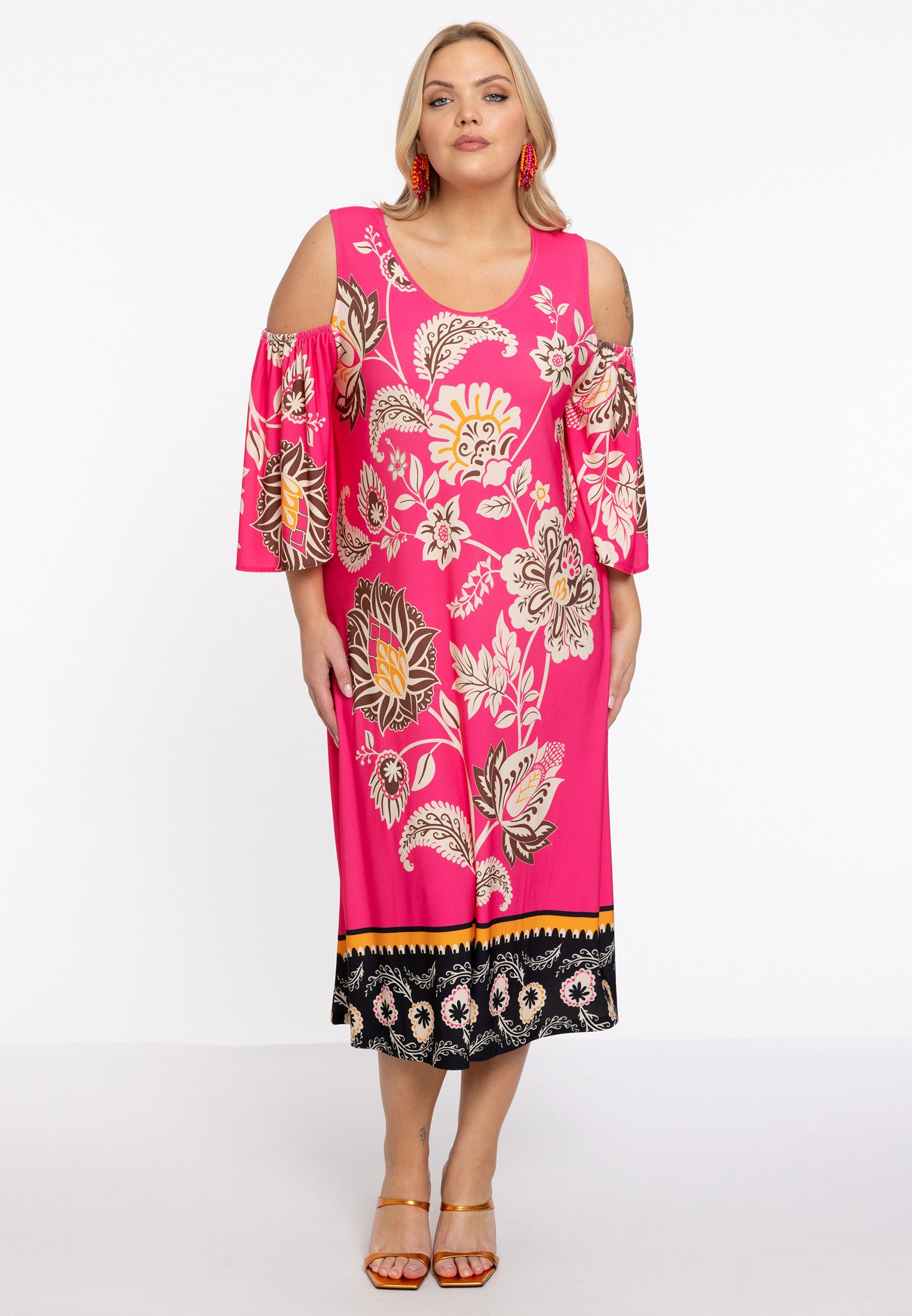 YOEK A-Linien-Kleid Damen Kleid Große Größen günstig online kaufen