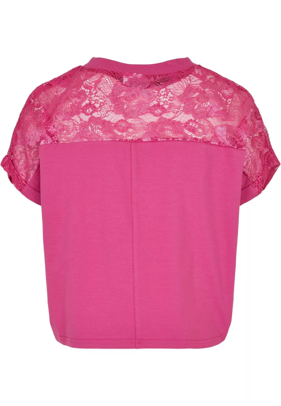 URBAN CLASSICS T-Shirt "Urban Classics Damen Ladies Short Oversized Lace Te günstig online kaufen