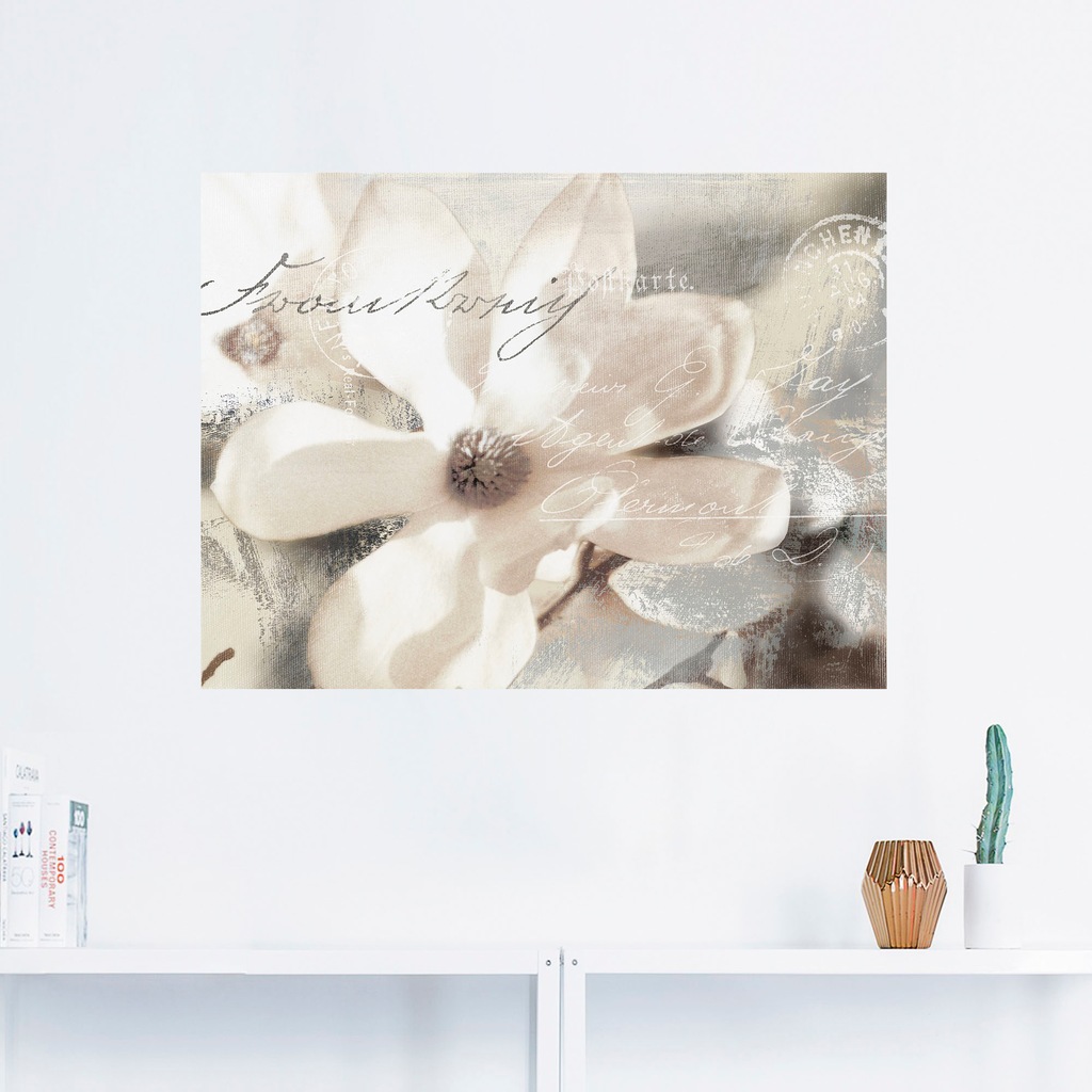 Artland Wandbild »Magnolie_Detail«, Blumenbilder, (1 St.), als Alubild, Out günstig online kaufen