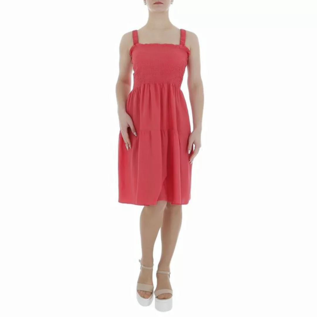 Ital-Design Sommerkleid Damen Freizeit (85941308) Volants Sommerkleid in Co günstig online kaufen