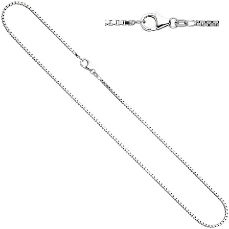 SIGO Venezianerkette 925 Silber diamantiert 1,2 mm 40 cm Halskette Kette Ka günstig online kaufen