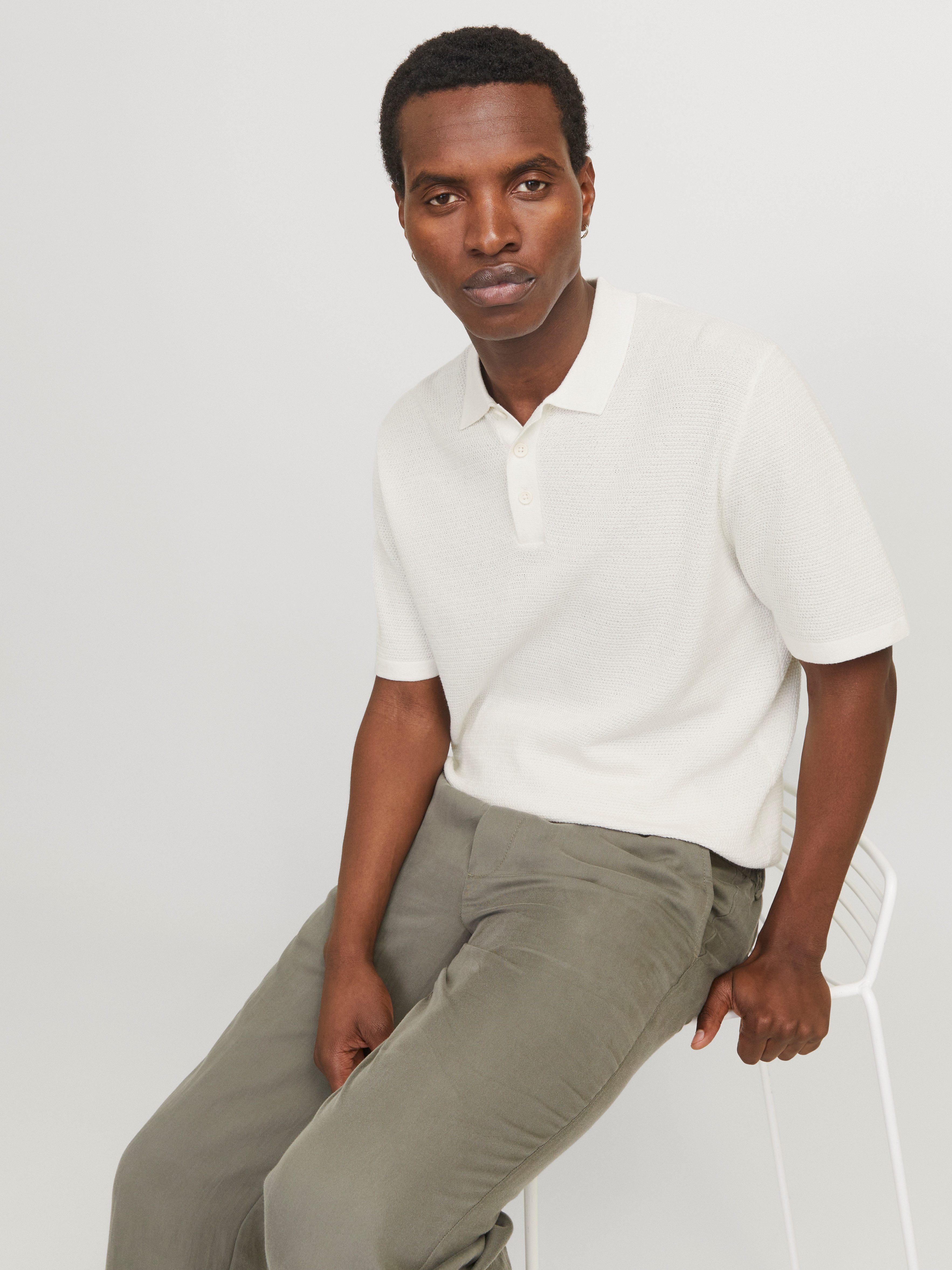 Jack & Jones Kurzarmpullover JJEGEORGE KNIT günstig online kaufen