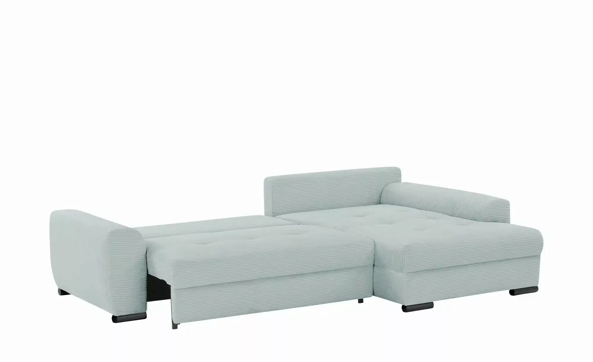 bobb Ecksofa in kuscheligem Cordstoff Soumia ¦ blau ¦ Maße (cm): B: 283 H: günstig online kaufen