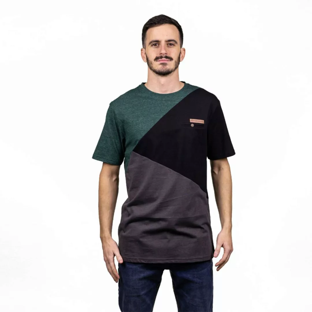 Hydroponic Vortex Kurzärmeliges T-shirt S Heather Green / Black / Charcoal günstig online kaufen