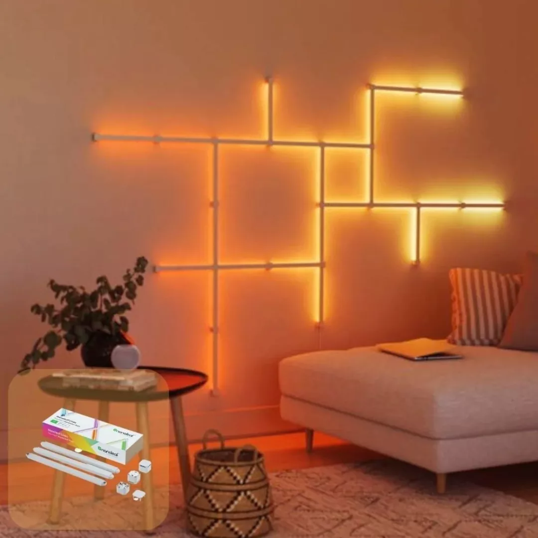 Nanoleaf Lines Squared Erweiterung, 3 Lichtleisten günstig online kaufen