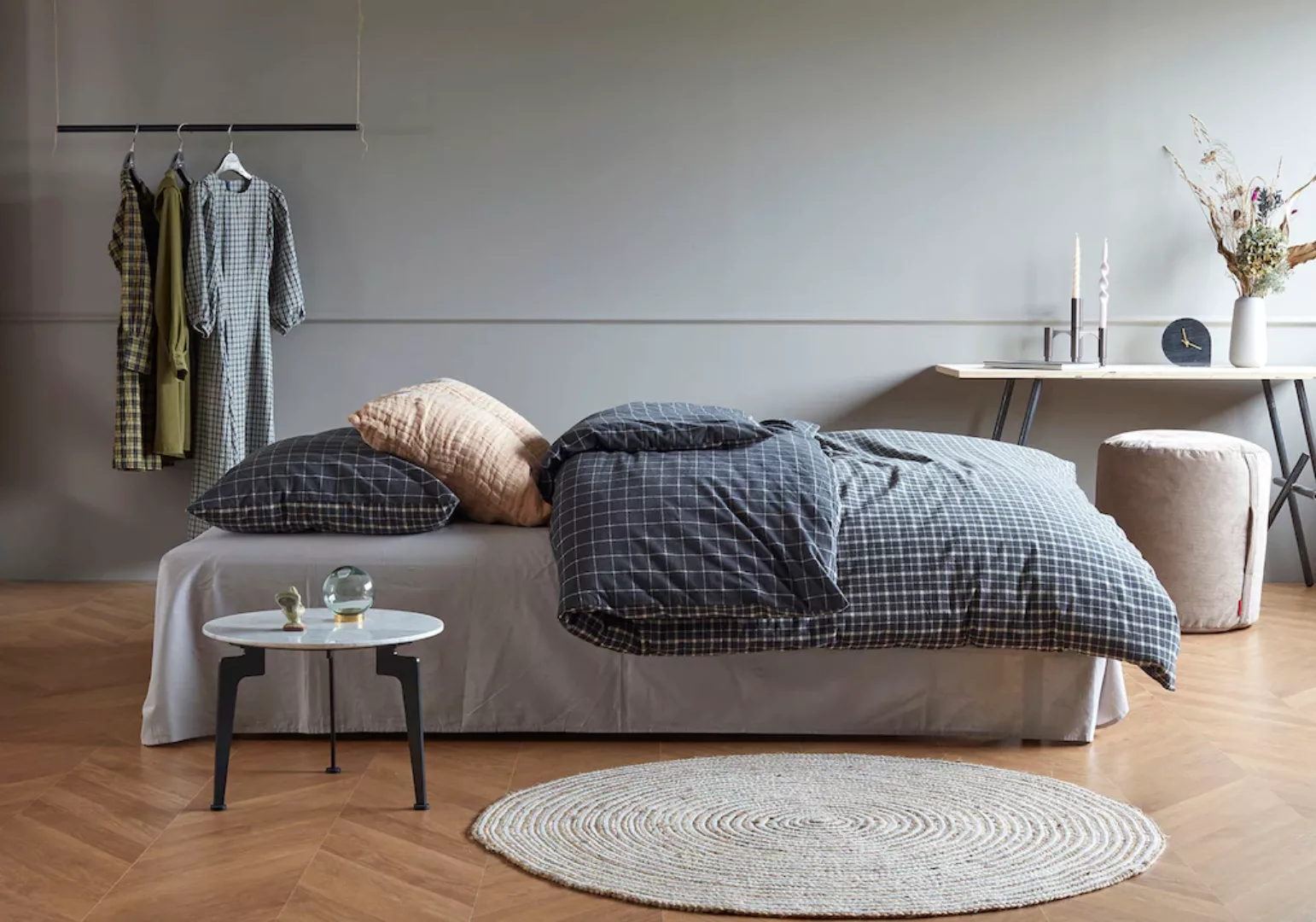 INNOVATION LIVING ™ 3-Sitzer "Merga Schlafsofa", großem Bettkasten,minimali günstig online kaufen