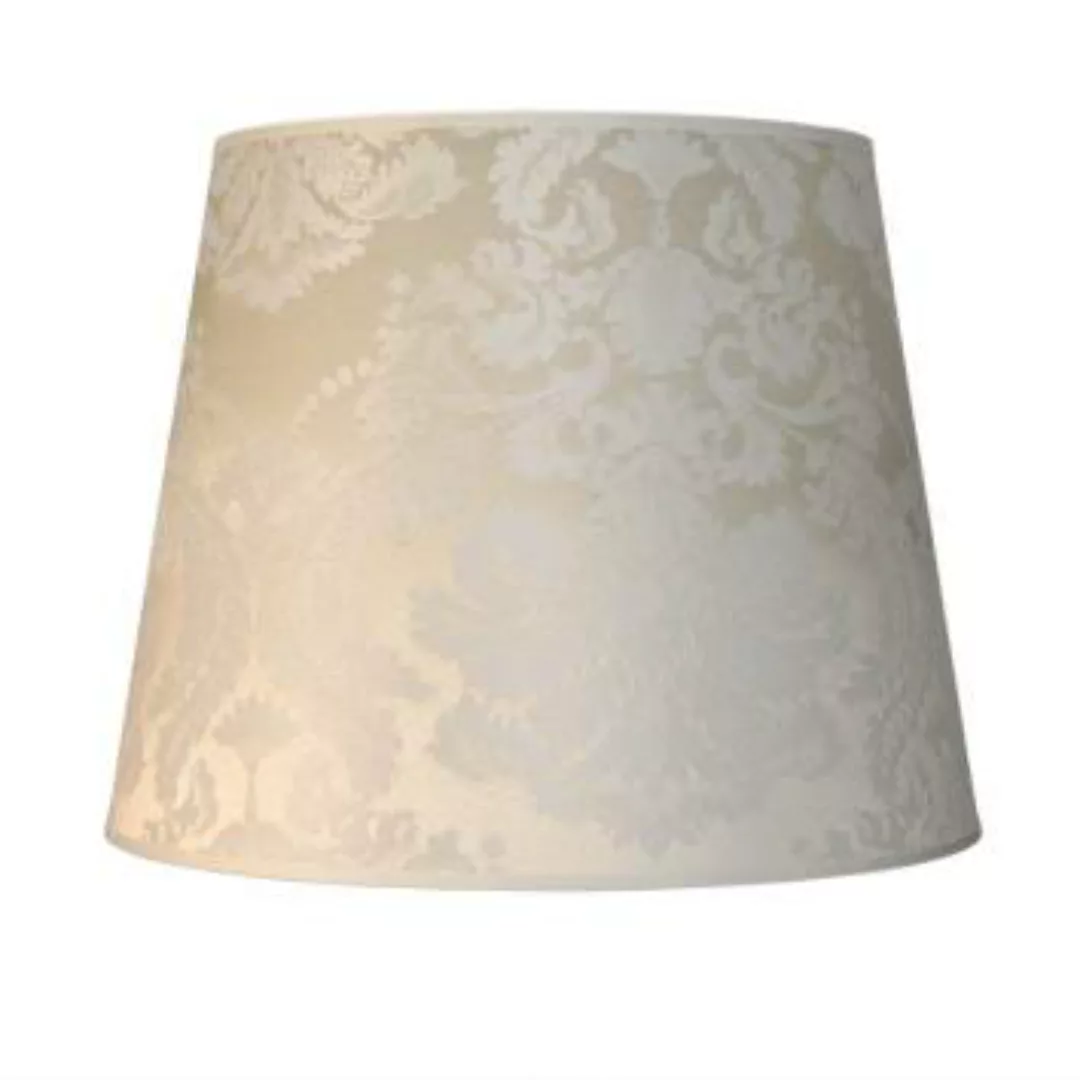 Stoff Lampenschirm Creme Weiß Stehlampe groß E27 günstig online kaufen