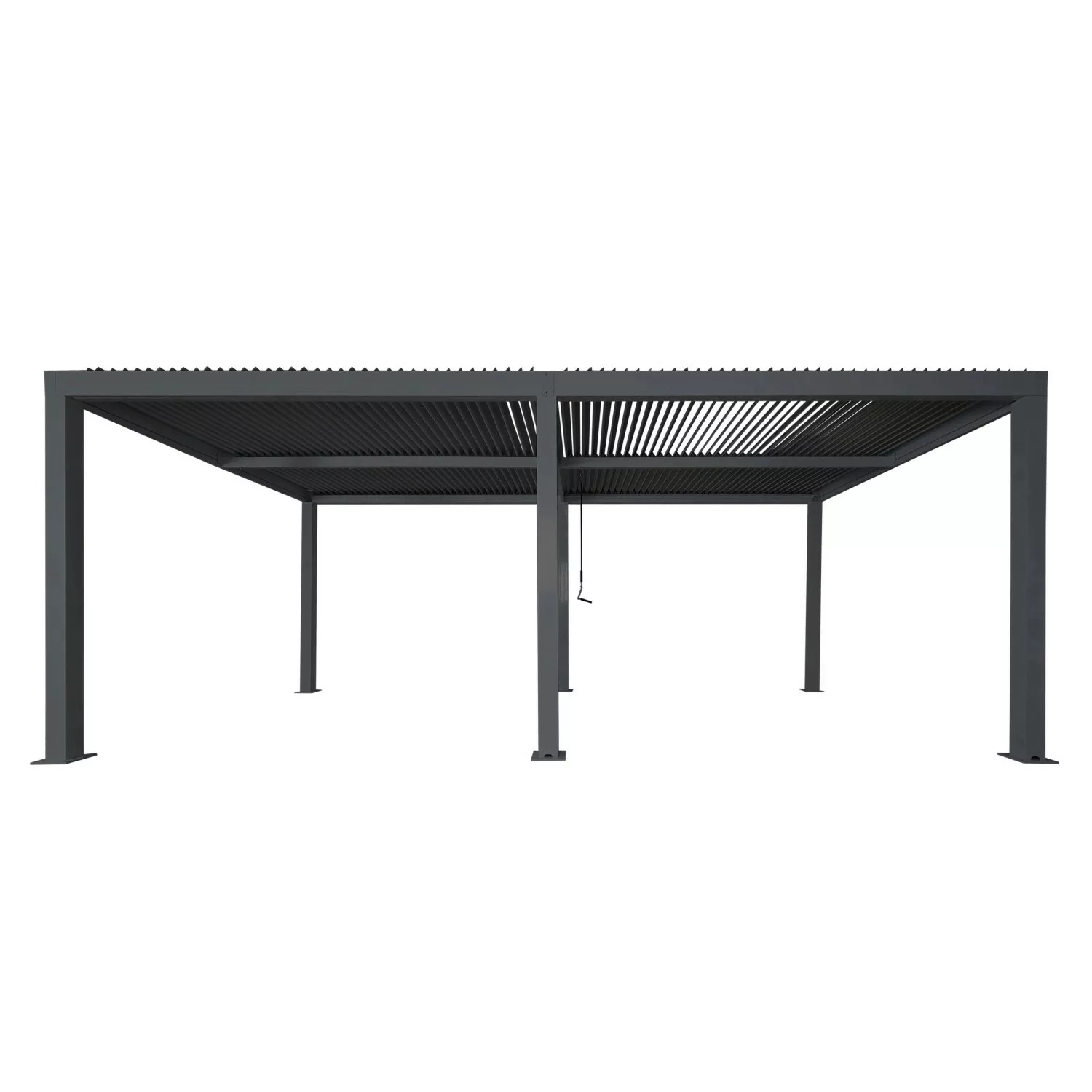 MCW Pergola L46 Anthrazit 11cm-Alu-Gestell 3x6m günstig online kaufen