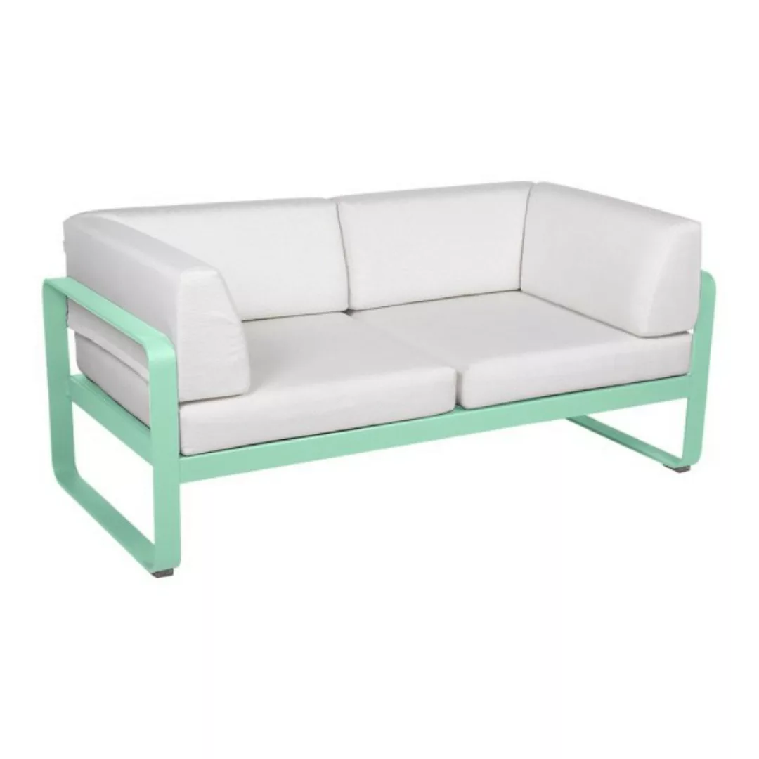 Bellevie 2-Sitzer Club Sofa 83 Opalgrün 81 Grauweiß günstig online kaufen