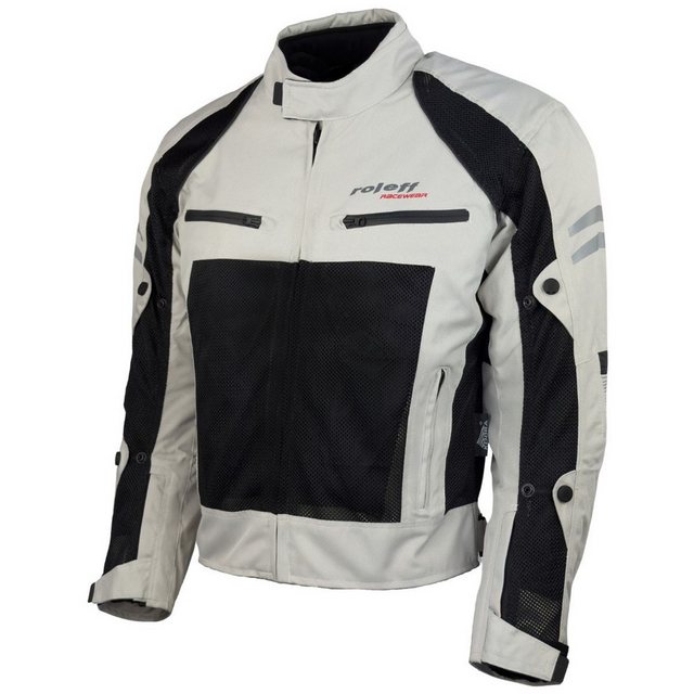 roleff Motorradjacke RO614 Mesh - Helle, atmungsaktive Jacke mit Klimamembr günstig online kaufen