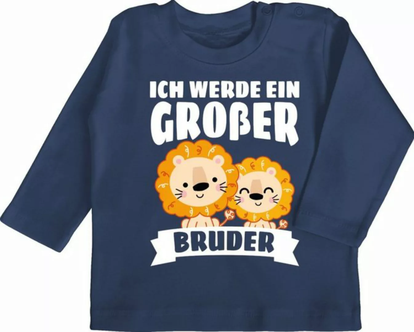 Shirtracer T-Shirt Ich werde ein großer Bruder - Löwe Großer Bruder günstig online kaufen