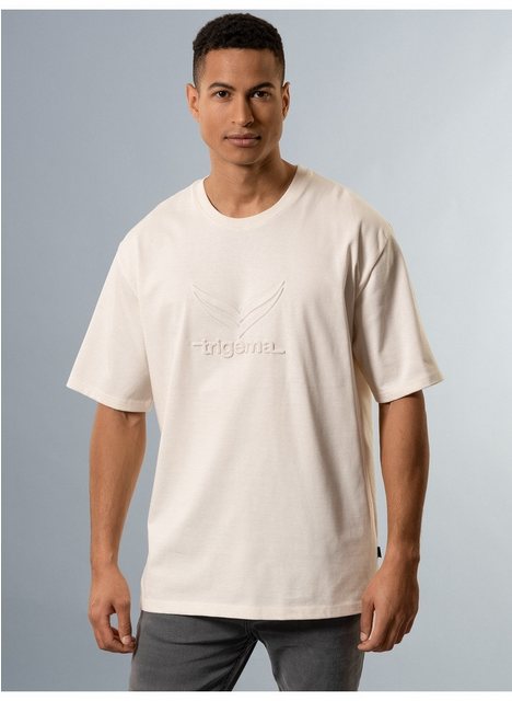 Trigema T-Shirt TRIGEMA Heavy Oversized T-Shirt mit 3D-Motiv (1-tlg) günstig online kaufen