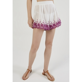 Just Like You  Shorts Weiße Shorts mit Stickerei günstig online kaufen