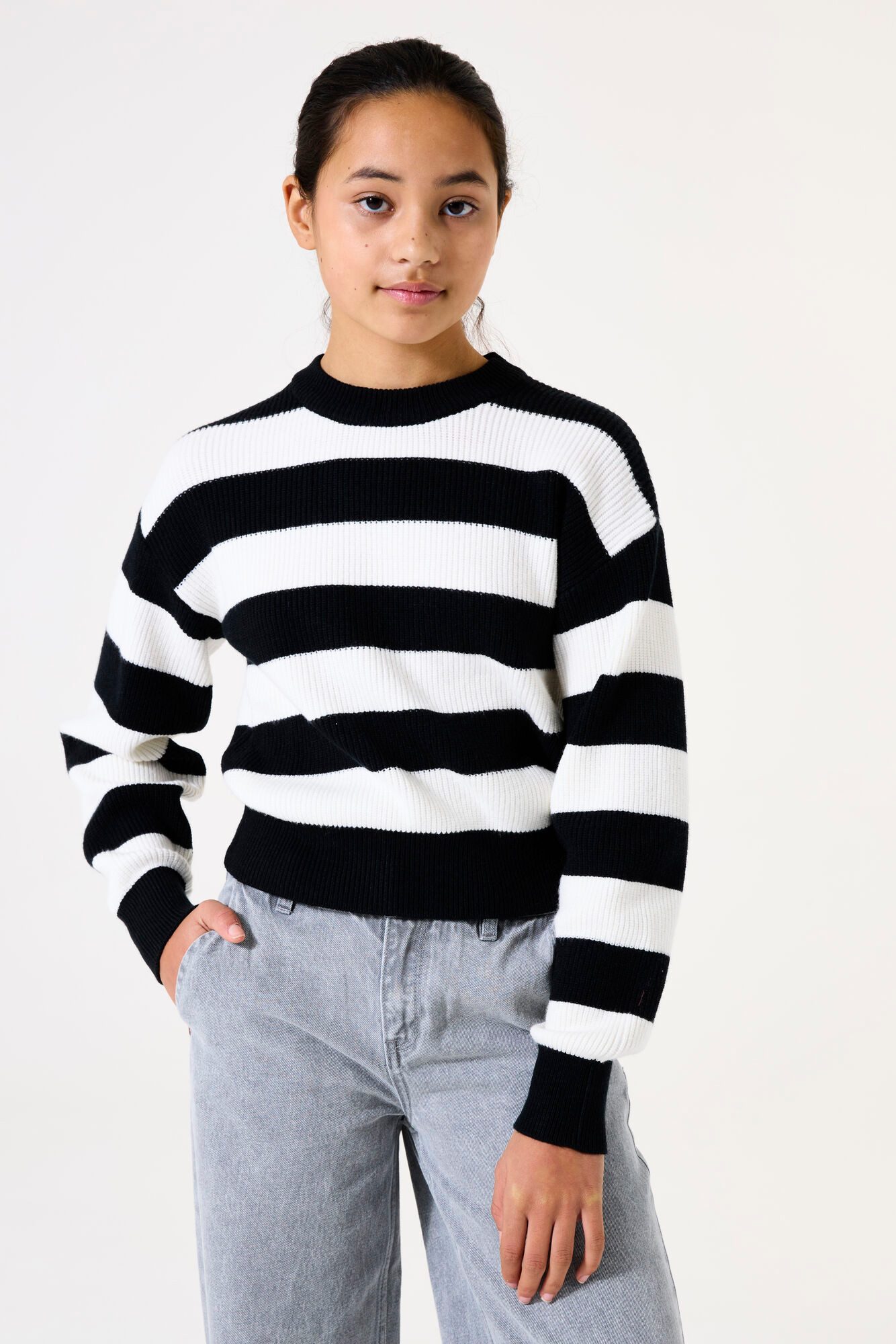 Garcia Strickpullover mit Streifen Muster günstig online kaufen