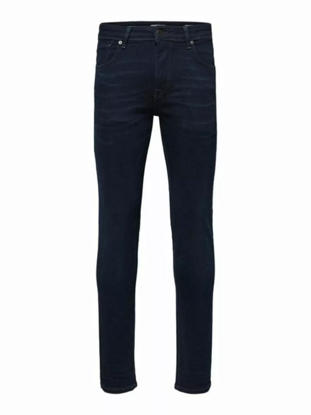 Selected Herren Jeans SLHSLIM-LEON 6155 - Slim Fit - Blau - Blue Black Deni günstig online kaufen