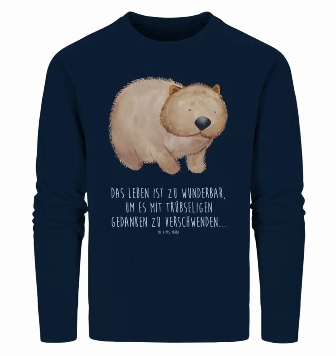 Mr. & Mrs. Panda Longpullover Größe L Wombat - French Navy - Geschenk, Pull günstig online kaufen